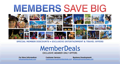 Desktop Screenshot of memberdeals.com