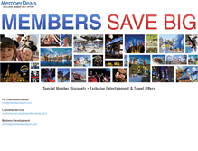 Tablet Screenshot of memberdeals.com